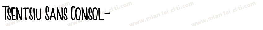 Tsentsiu Sans Consol字体转换